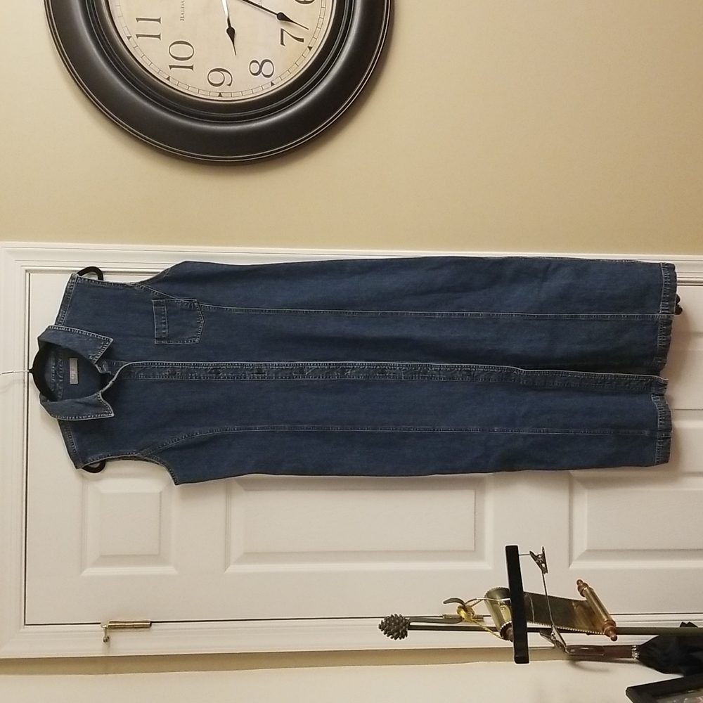 Long Kate Hill denim dress